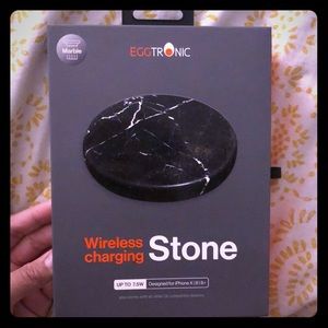 Charging stone- new! Black marble